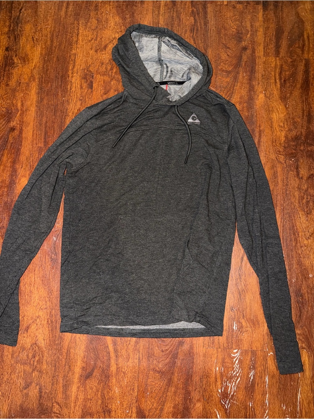 Gerry Weber Men's Dark Gray Hooded Long Sleeve Pullover